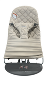 Shop BabyBjorn Bouncer Bliss, Black Frame, Sand Gray Cotton Classic Quilt at GoodBuy Gear