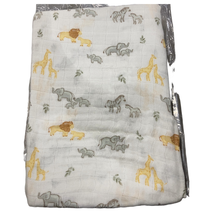 Shop Tiny Kind Muslin Crib Sheet, Safari Adventures at GoodBuy Gear