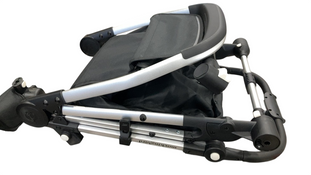 Shop Mockingbird Single to Double 2.0 Stroller, 2025, Black, Silver With Black Leather, Watercolor Drops at GoodBuy Gear