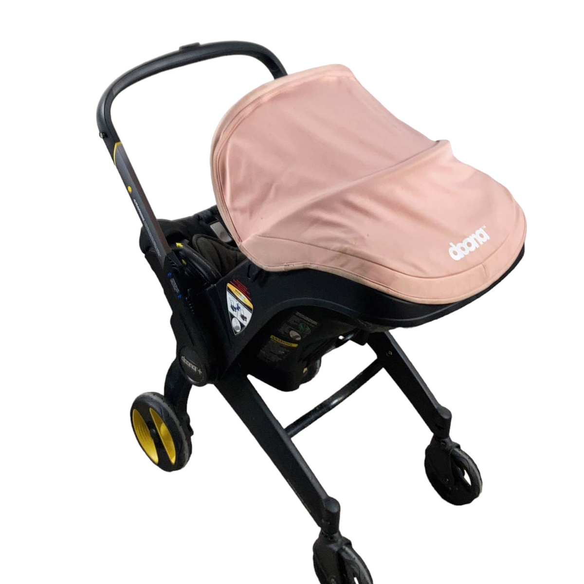 pink baby stroller and car seat Doona Infant Car Seat & Stroller Combo, Blush Pink, 2020