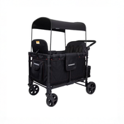Shop Wonderfold W4 Luxe Pro Stroller Wagon, 2025, Jet Black at GoodBuy Gear