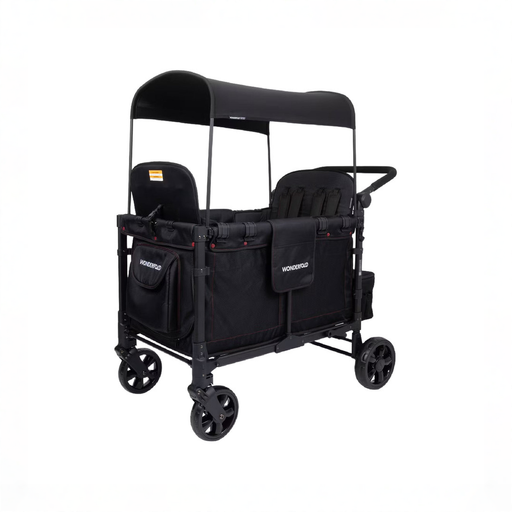 Shop Wonderfold W4 Luxe Pro Stroller Wagon, 2025, Jet Black at GoodBuy Gear