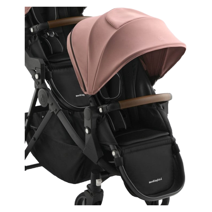 Shop Mockingbird 2nd Seat Kit 3.0, Charcoal with Penny Leather, Rose at GoodBuy Gear