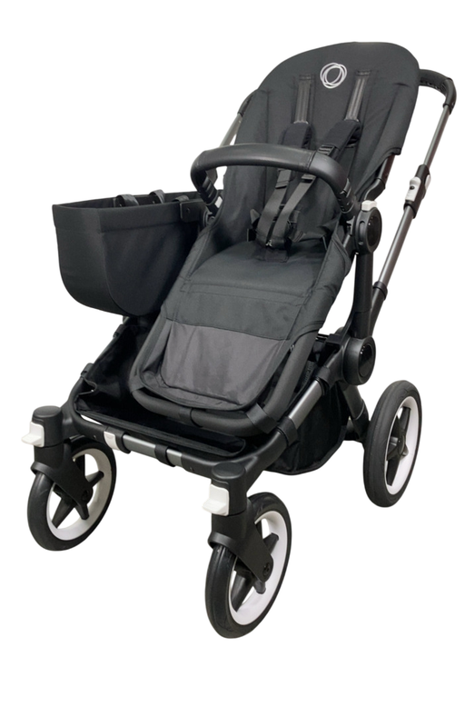 Shop Bugaboo Donkey 5 Mono Stroller, Midnight Black, Graphite, 2024, without Canopy at GoodBuy Gear