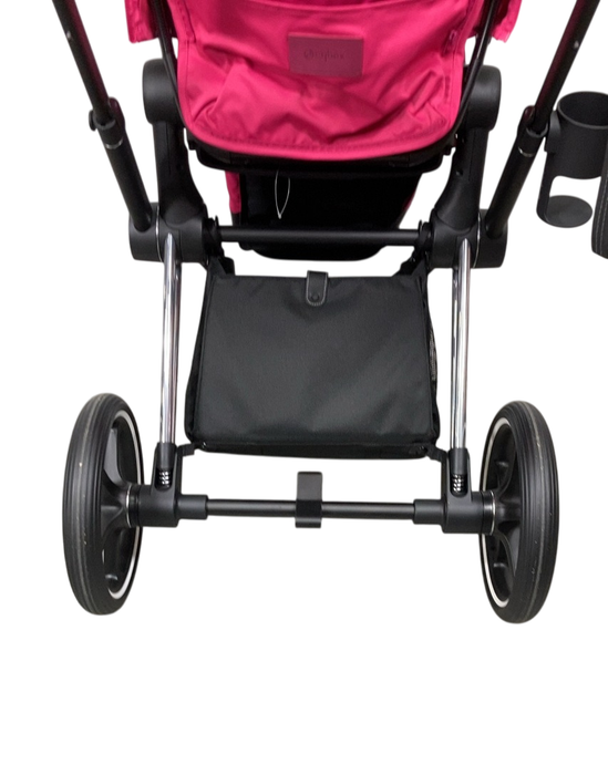 Shop Cybex PRIAM Stroller, 2019, Chrome With Black Details, Fancy Pink at GoodBuy Gear