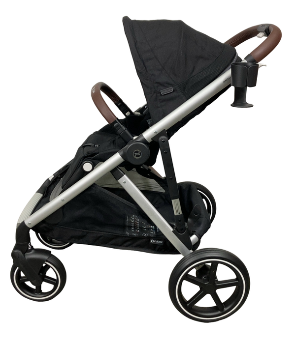 Shop Cybex Gazelle S Modular Stroller, 2024, Moon Black, Silver Frame at GoodBuy Gear