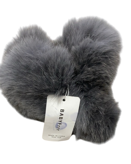Shop BabyFrrr Faux Fur Stroller Hood Trim, Charcoal Grey at GoodBuy Gear