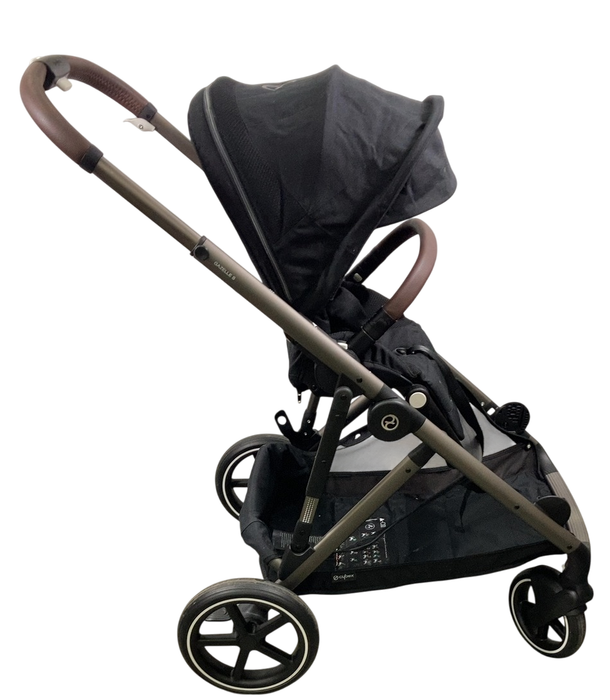 Shop Cybex Gazelle S Modular Stroller, 2023, Deep Black, Taupe Frame at GoodBuy Gear