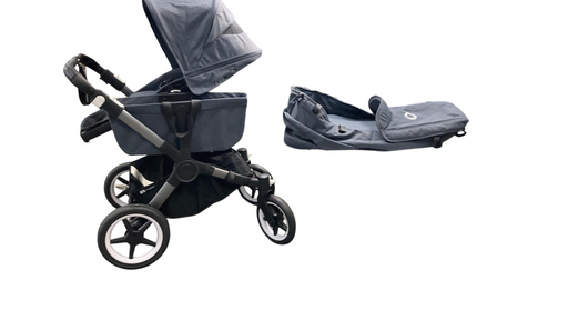 Shop Bugaboo Donkey 5 Mono Stroller, 2023, Graphite, Stormy Blue, Stormy Blue at GoodBuy Gear