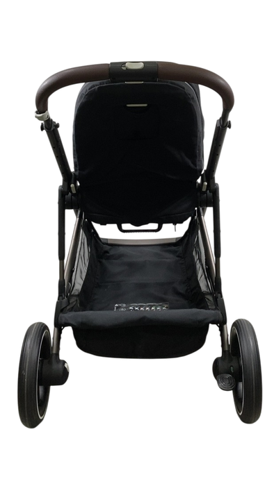 Shop Cybex Gazelle S Modular Stroller, 2024, Moon Black, Taupe Frame at GoodBuy Gear