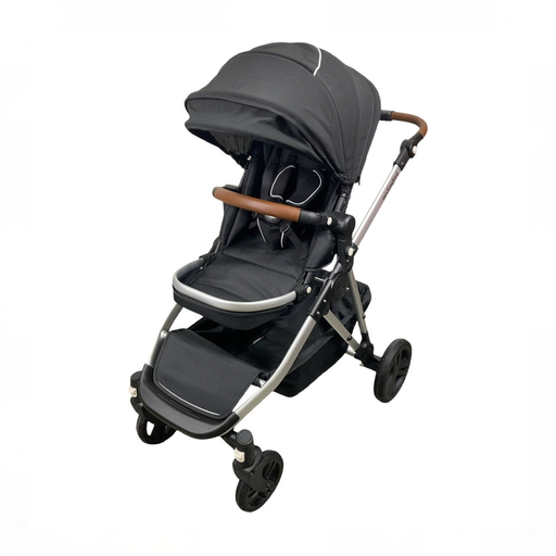Shop Mockingbird Single to Double 2.0 Stroller, 2025, Black, Silver With Penny Leather, Watercolor Drops at GoodBuy Gear