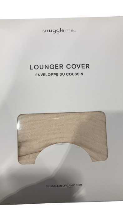 Shop Snuggle Me Organic Lounger Curve Muslin Covers, Natural at GoodBuy Gear