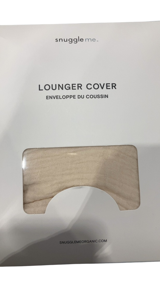 Shop Snuggle Me Organic Lounger Curve Muslin Covers, Natural at GoodBuy Gear
