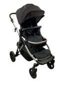 Shop Mockingbird Single to Double 2.0 Stroller, 2024, Black, Silver With Black Leather, Watercolor Drops at GoodBuy Gear