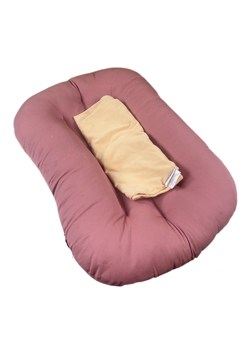 Shop Snuggle Me Organic Sensory Infant Lounger with Cover, Gumdrop with Honey Cover at GoodBuy Gear