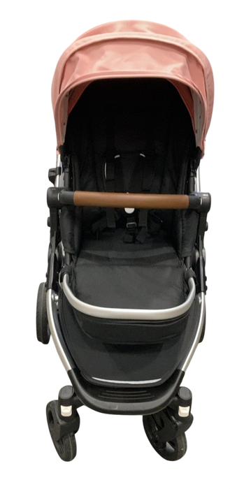 Shop Mockingbird Single 2.0 Stroller, 2025, Bloom, Silver With Penny Leather, Watercolor Drops at GoodBuy Gear