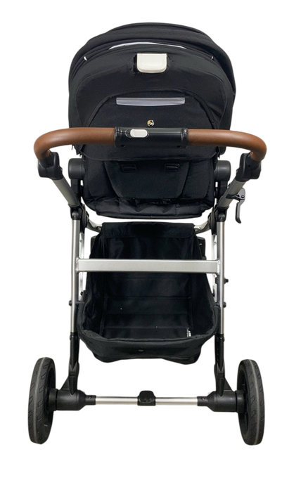 Shop Mockingbird Single to Double 2.0 Stroller, 2024, Black, Silver With Penny Leather, Windowpane at GoodBuy Gear