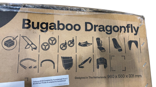 Shop Bugaboo Dragonfly Bassinet and Seat Stroller, 2025, Black, Desert Taupe, Desert Taupe at GoodBuy Gear