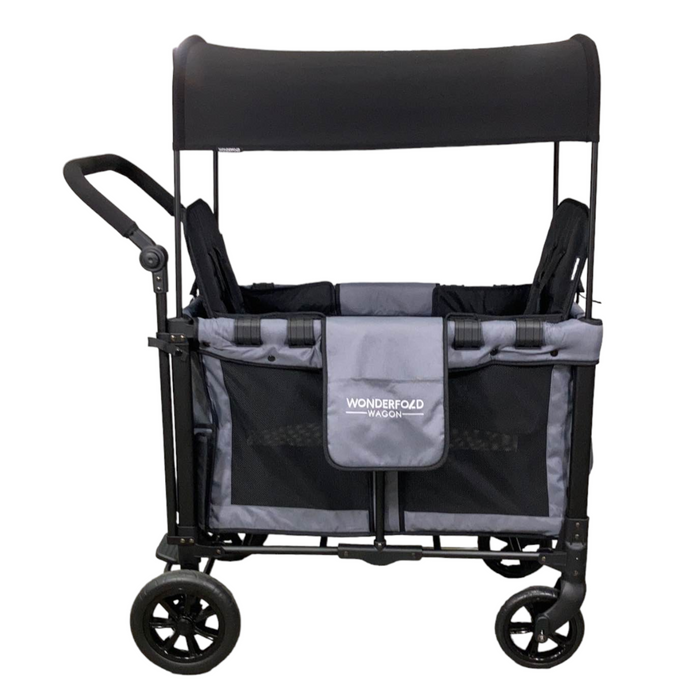 Wonderfold W2 Original Multifunctional Double Stroller Wagon, 2022, Grey