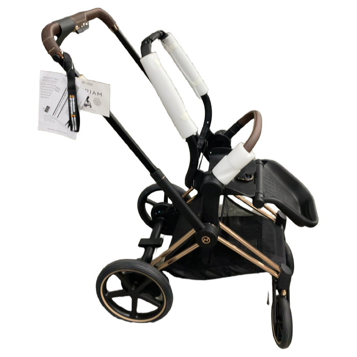 Shop Cybex E-PRIAM2 Stroller Frame And Seat, Rosegold at GoodBuy Gear