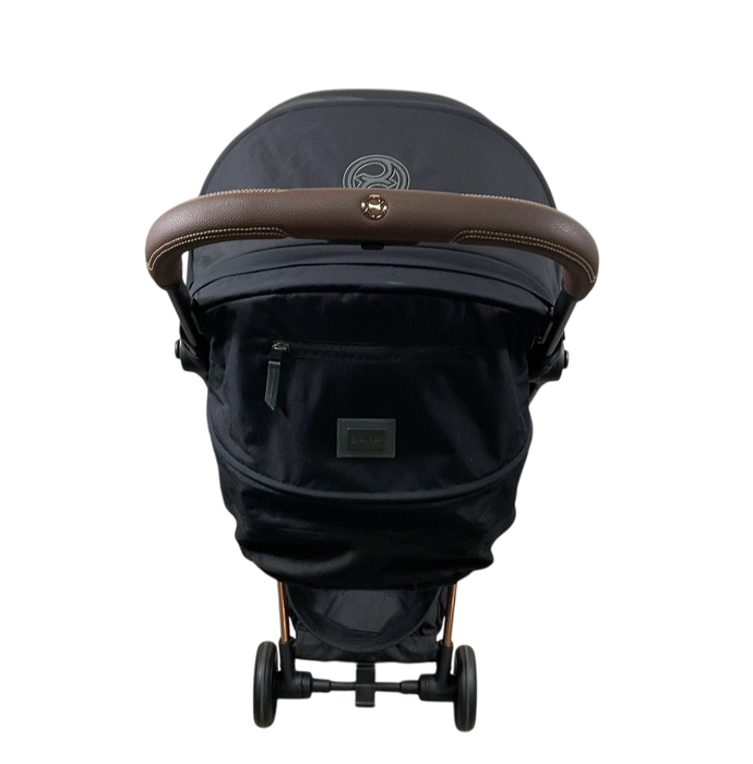 Shop Cybex Coya Stroller, 2024, Rose Gold, Sepia Black at GoodBuy Gear