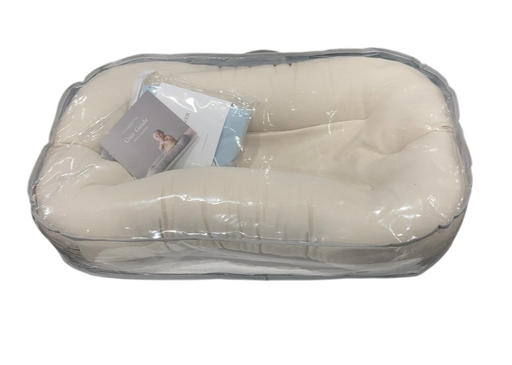 Shop Snuggle Me Organic Sensory Infant Lounger with Cover, Bluebell, Natural at GoodBuy Gear
