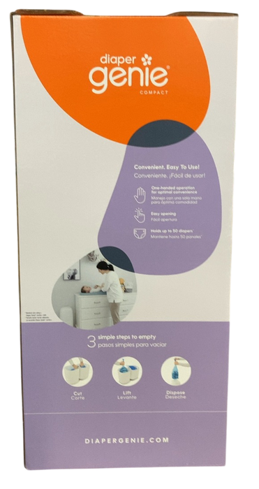 Shop Diaper Genie Compact Pail, White at GoodBuy Gear
