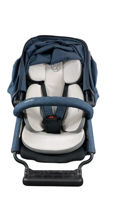 Shop Orbit Baby G5, X5, or Helix Stroller Seat, 2022, Melange Navy at GoodBuy Gear