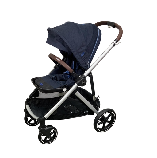 Shop Cybex Gazelle S Modular Stroller, 2022, Navy Blue, Silver Frame at GoodBuy Gear