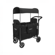 Shop Wonderfold W2 Multifunctional Double Stroller Wagon, Black, Plus Model, unknown at GoodBuy Gear
