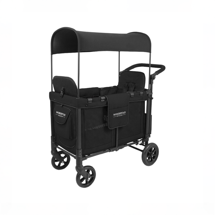 Shop Wonderfold W2 Multifunctional Double Stroller Wagon, Black, Plus Model, unknown at GoodBuy Gear