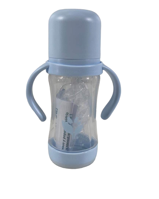 used Green Sprouts Glass Sip And Straw Cup, Blue