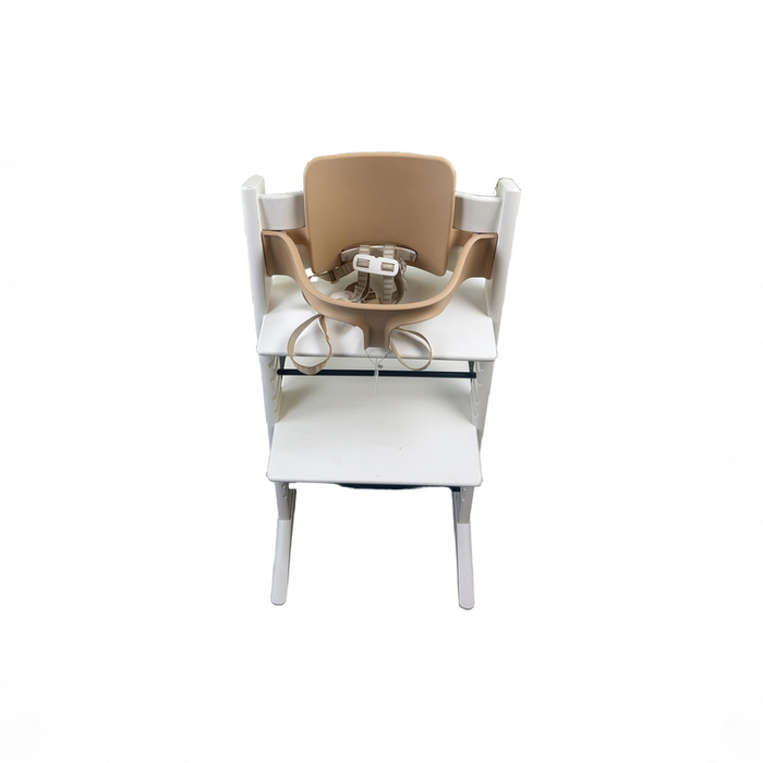 Shop DRAFT - Stokke Tripp Trapp High Chair with Baby Set and Tray, Natural, White at GoodBuy Gear