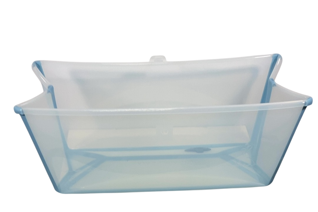Shop Stokke Flexi Bath Bundle Pack, Regular, Transparent Ocean Blue at GoodBuy Gear