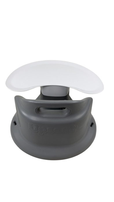 Shop Upseat Baby Floor Chair and Booster Seat with Tray, Grey at GoodBuy Gear