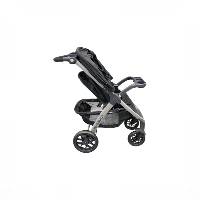 Shop Chicco Bravo Quick-Fold Stroller, 2025, Black at GoodBuy Gear