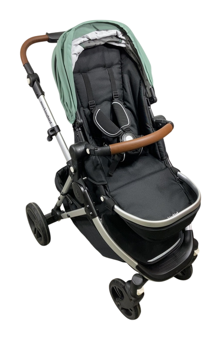 Shop Mockingbird Single to Double 2.0 Stroller, 2024, Sage, Silver With Penny Leather, Watercolor Drops at GoodBuy Gear
