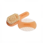 Shop Sprucely Brush And Comb Set, Cantaloupe at GoodBuy Gear