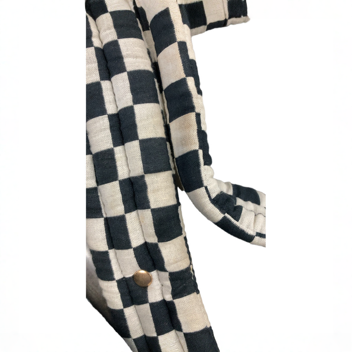 Shop Mabē The Monarch Carrier, Ebony Check at GoodBuy Gear