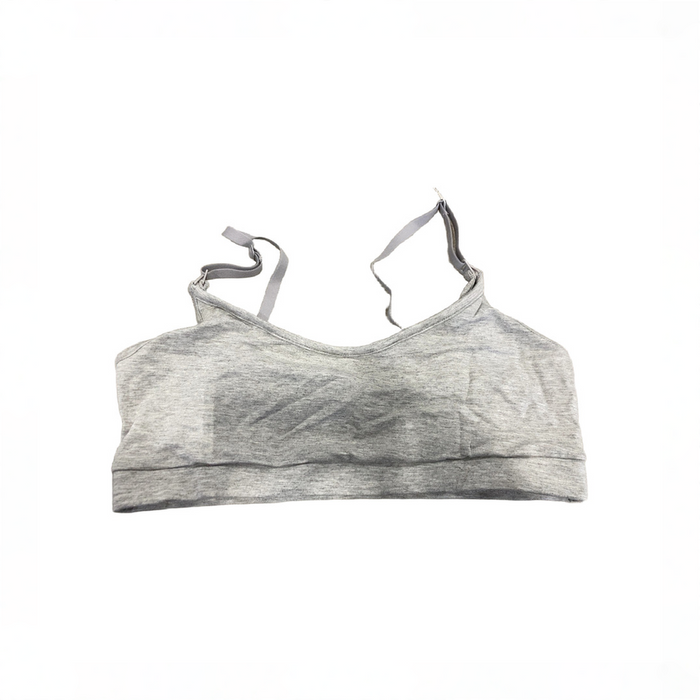 Shop Kindred Bravely French Terry Maternity & Nursing Bralette, Medium, Regular, Grey Heather at GoodBuy Gear