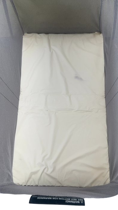Shop BabyBjorn Travel Crib Light Bundle with Fitted Sheet, Silver at GoodBuy Gear