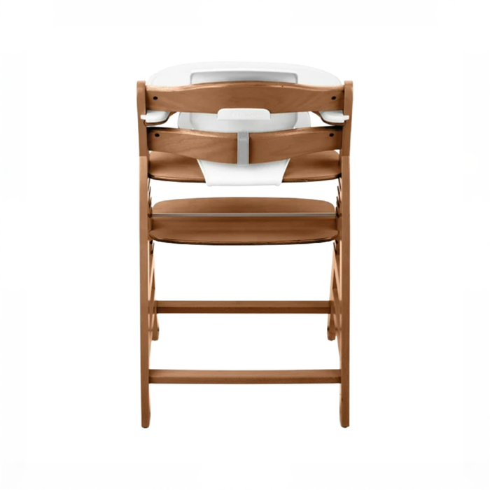 Shop Hauck Alpha+ Adjustable Wooden High Chair Set, Walnut, White Set, Without Cushion at GoodBuy Gear
