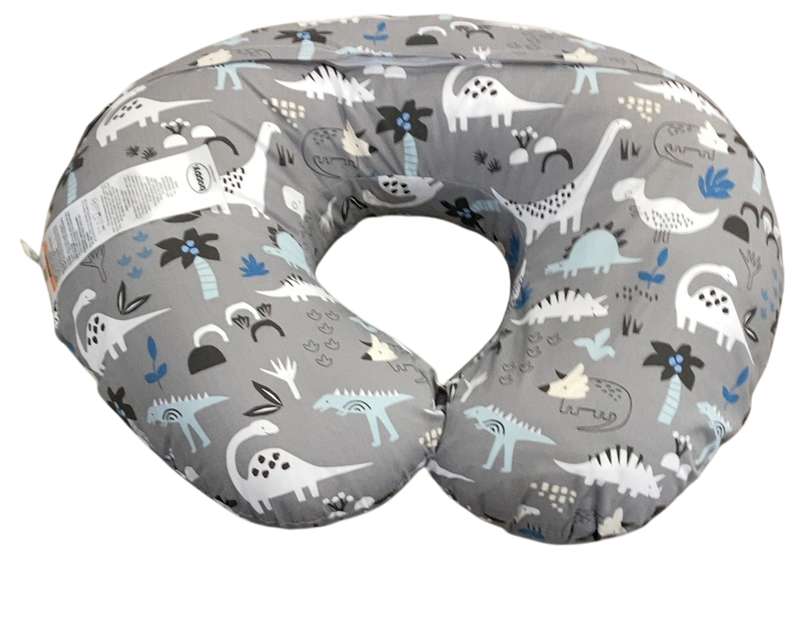Shop Boppy Luxe Feeding and Infant Support Pillow, Grey Dinosaurs at GoodBuy Gear