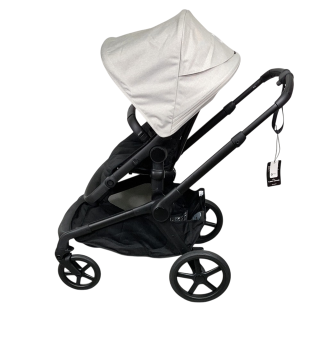 Shop Bugaboo Kangaroo Single To Double Stroller, 2024, Black, Midnight Black, Misty White at GoodBuy Gear