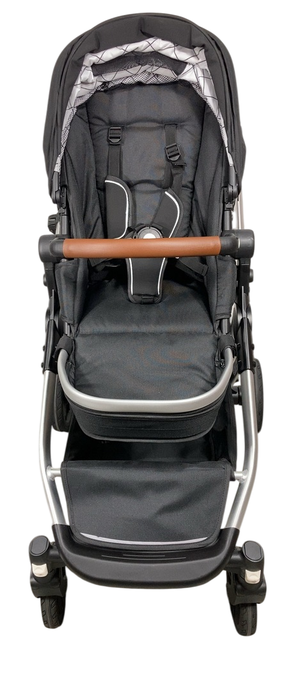 Shop Mockingbird Single to Double 2.0 Stroller, 2024, Black, Silver With Penny Leather, Windowpane at GoodBuy Gear