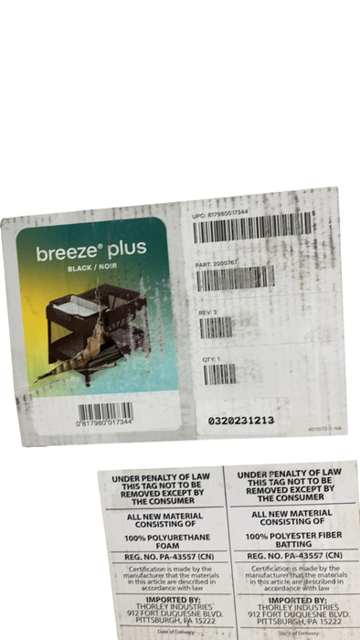 Shop 4moms Breeze Playard Plus, 1045, Black at GoodBuy Gear