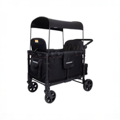 Shop Wonderfold W4 Luxe Pro Stroller Wagon, 2025, Jet Black at GoodBuy Gear