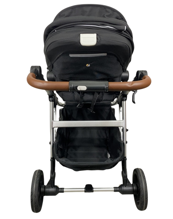 Shop Mockingbird Single to Double 2.0 Stroller, 2024, Black, Silver With Penny Leather, Watercolor Drops at GoodBuy Gear