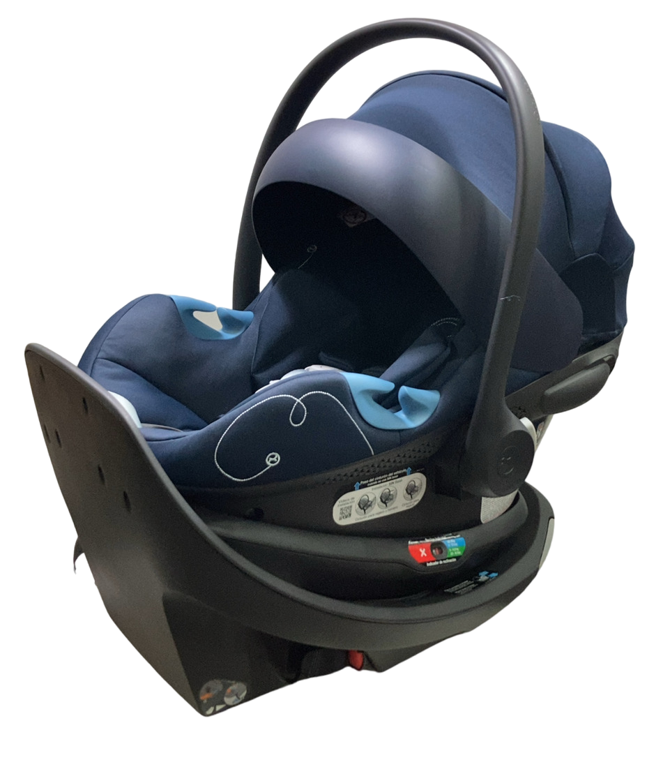 cybex aton g Cybex Aton G Swivel Infant Car Seat and Base, 2023, Ocean Blue