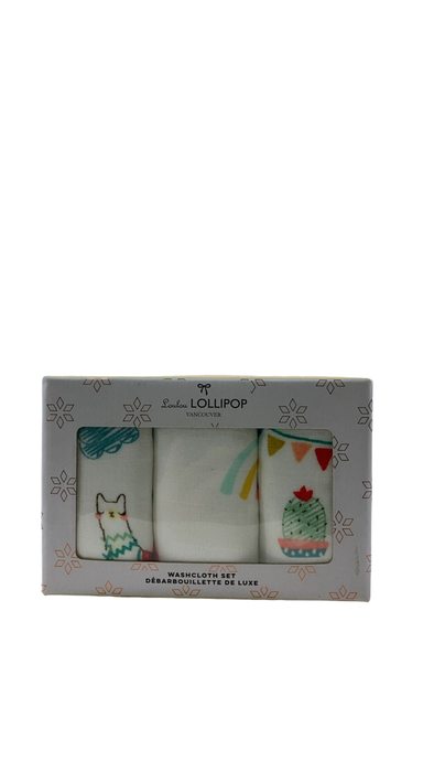 Shop LouLou Lollipop Washcloth Set 3 Pack, Llama at GoodBuy Gear